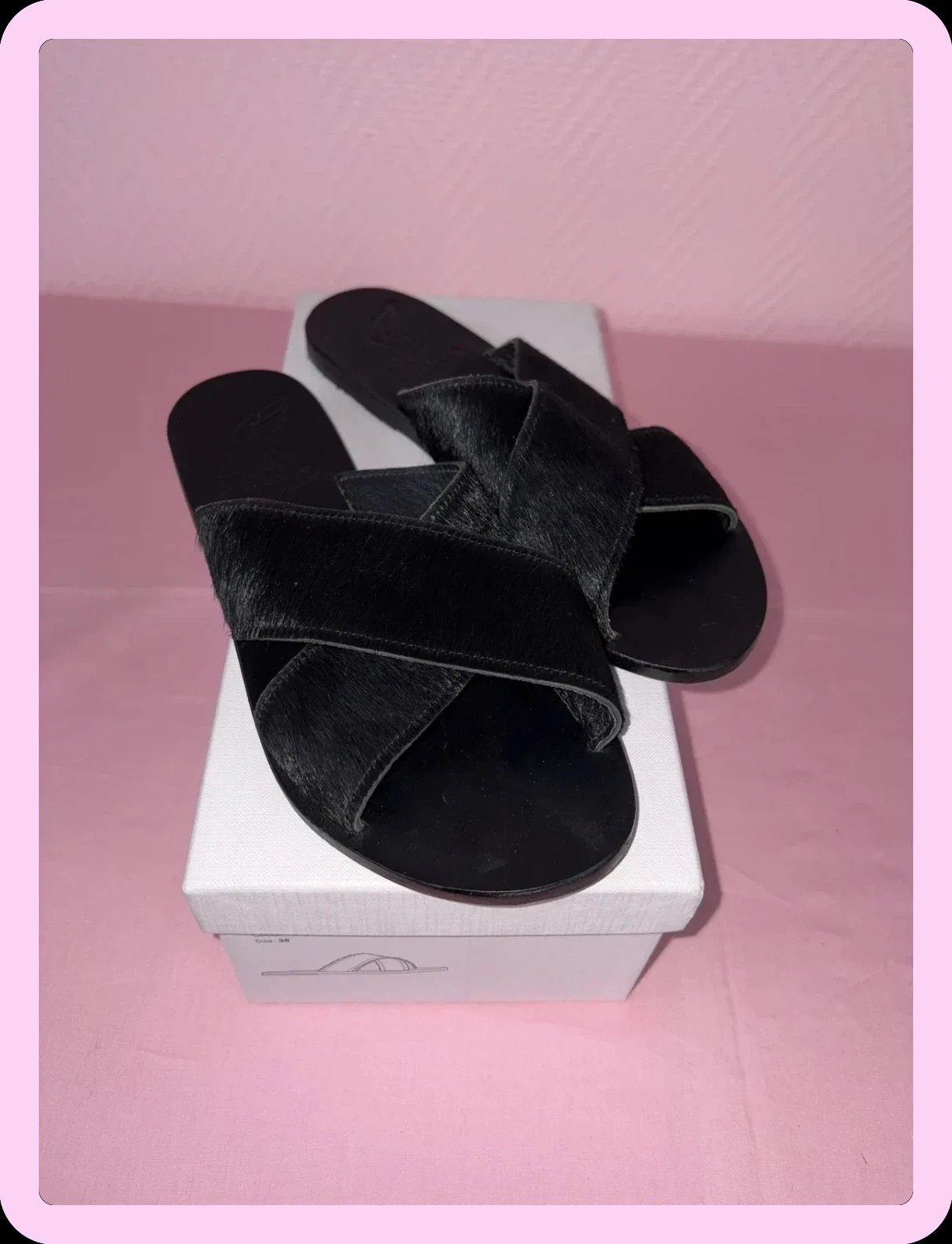 Sandale femme claquette ancient Greek sandals taille 36